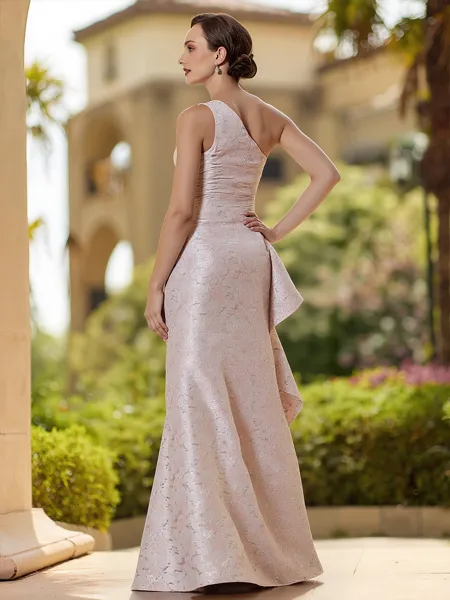 Elegant Sheath One-Shoulder...