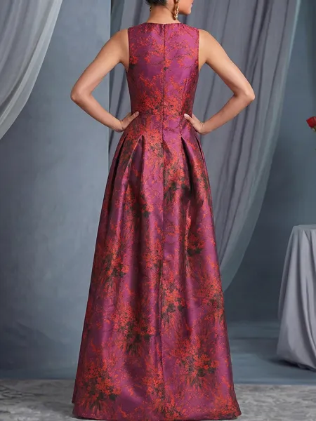 Charming A-Line V-Neck...