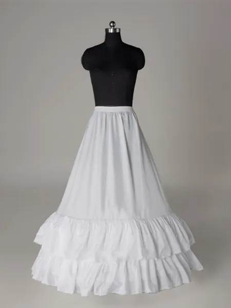 Nice Nylon A-Line 1 Tier Floor Length Slip Style/Wedding Petticoats