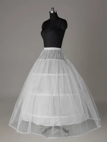 Tulle Netting Ball-Gown 2 Tier Floor Length Slip Style/Wedding Petticoats