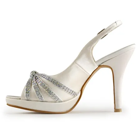 Women's Satin Stiletto Heel...