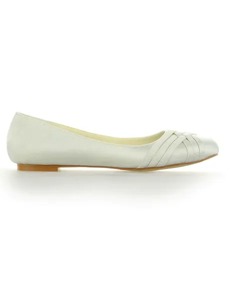 Women's Satin Closed Toe...