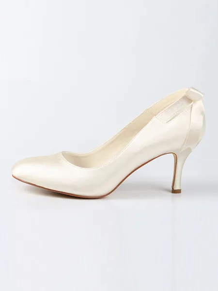 Women's Satin Closed Toe...