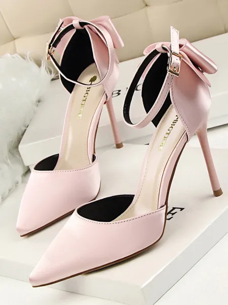 Women's Satin Stiletto Heel...