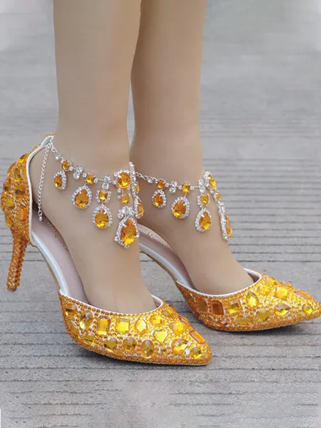 Women's PU With Rhinestone...