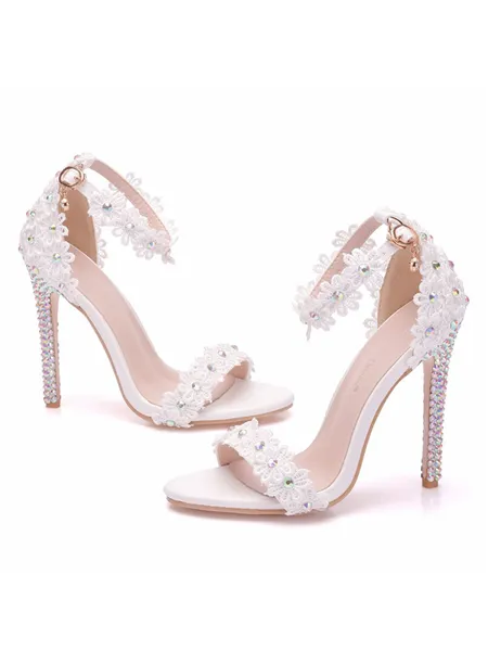 Women's PU Peep Toe With...