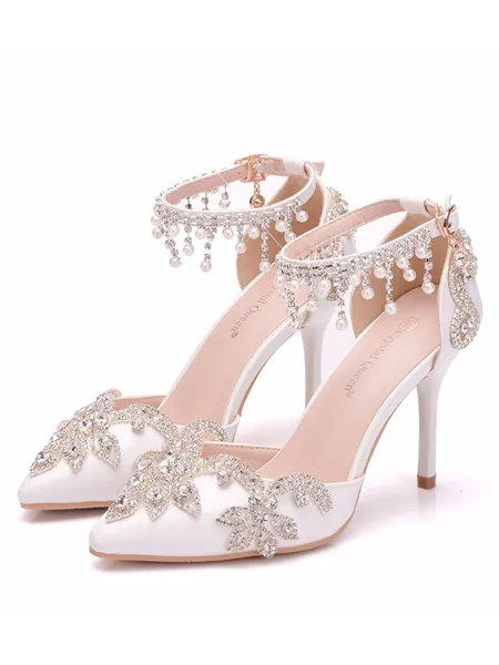 Women's PU Closed Toe With...