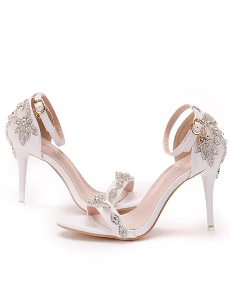 Women's PU Peep Toe With...