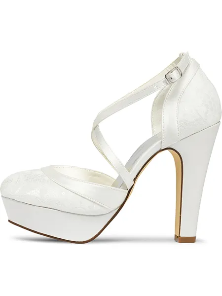 Women's Satin Closed Toe...