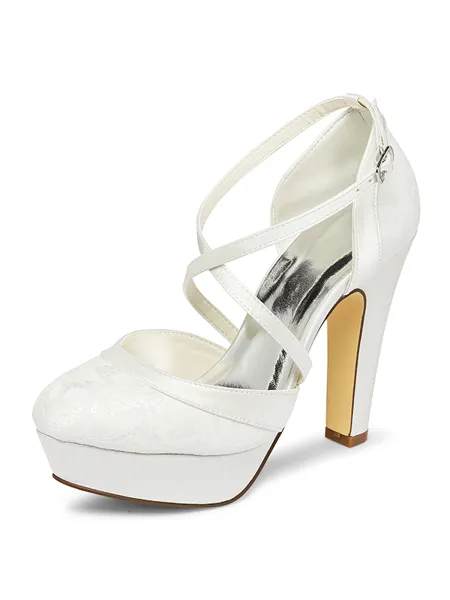 Women's Satin Closed Toe...