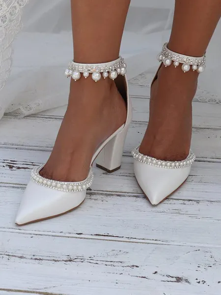 Women's PU With Pearl...