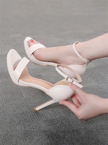 Women's Peep Toe Stiletto...