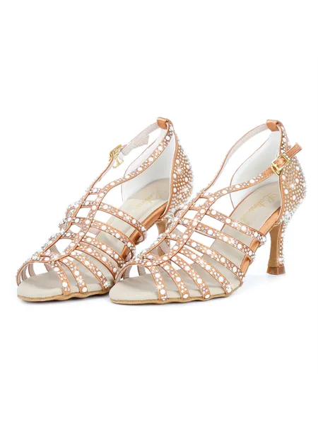 Women's Satin Peep Toe With...