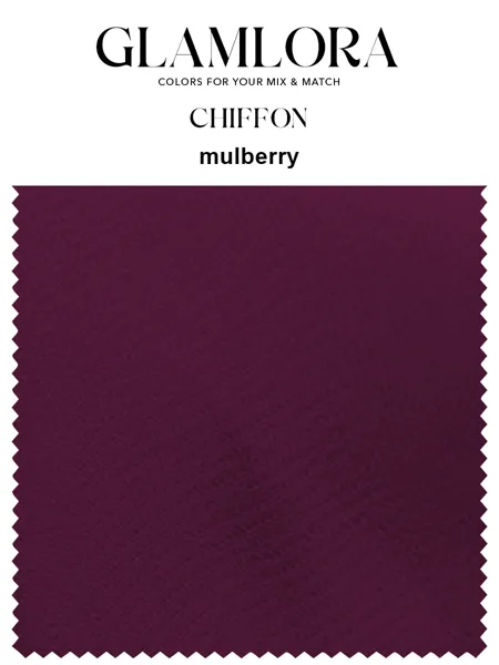 Chiffon Fabric Color Swatch