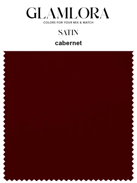 Satin Fabric Color Swatch