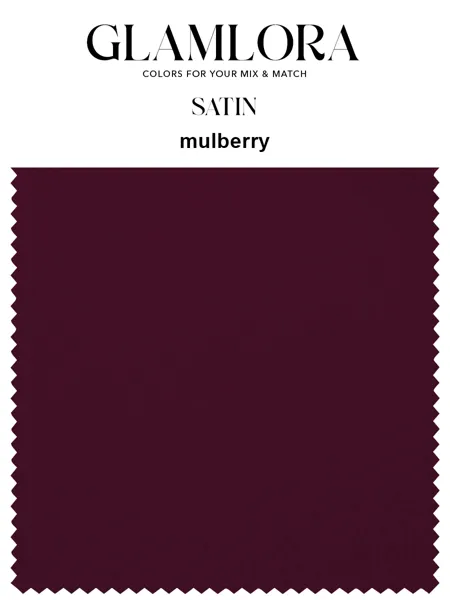 Satin Fabric Color Swatch