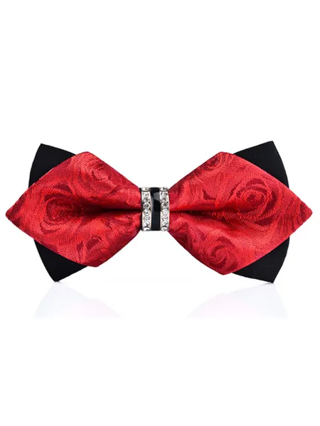 Floral Polyester Bow Tie