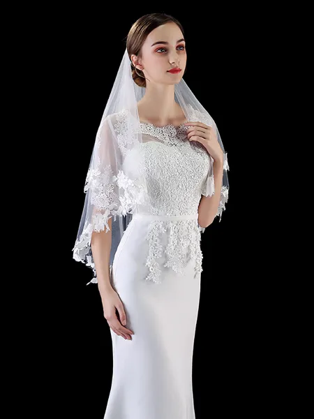 Elegant Tulle With Applique...