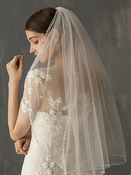 Charming Tulle One-Tier...