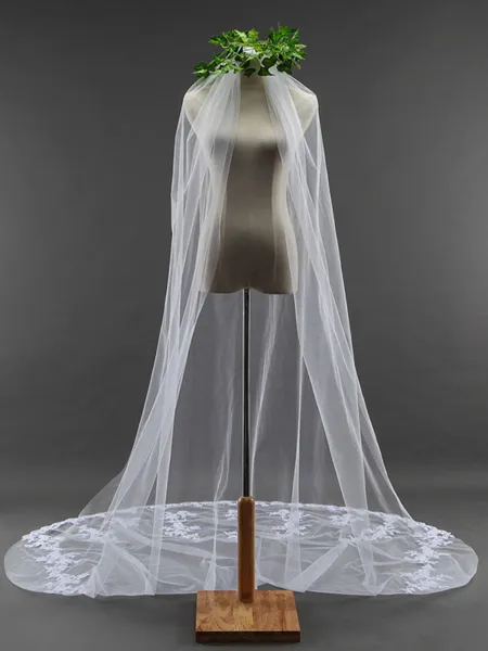 Fancy Tulle With Lace Long...