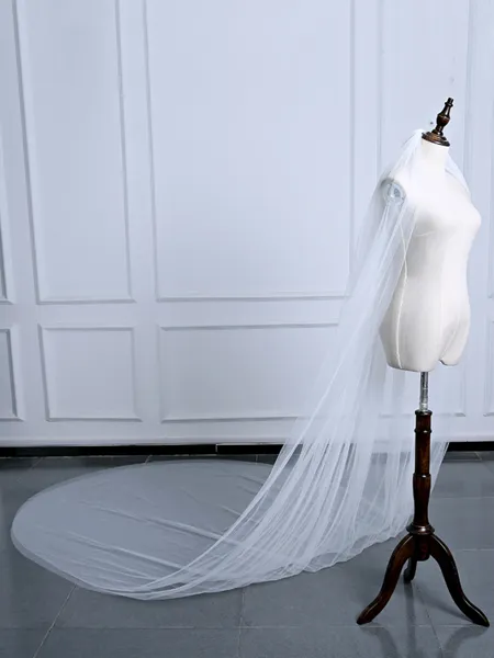 Elegant 2 Layer Tulle Long...