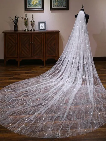 Luxurious Tulle One-Tier...