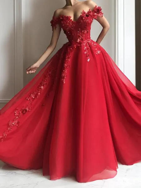 Exquisite A-line Princess...