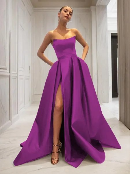 Ball-Gown Strapless...