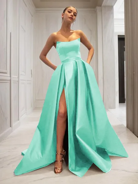 Ball-Gown Strapless...