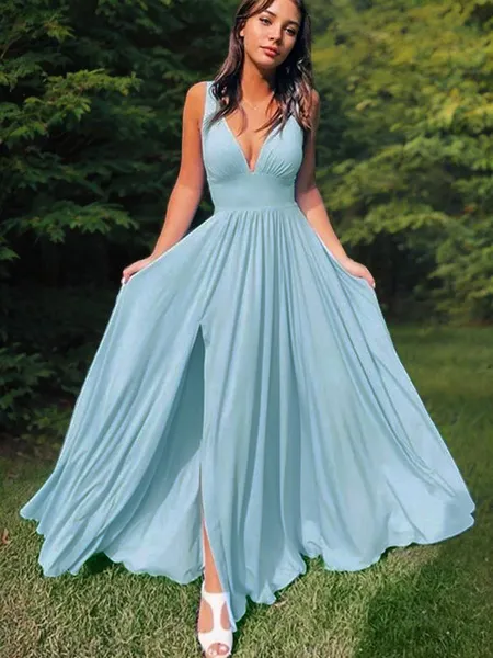 A-line Timeless V-Neck...