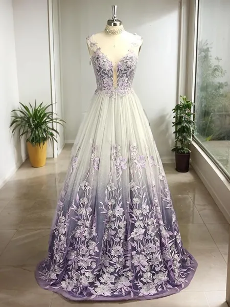 Modest A-line Princess...