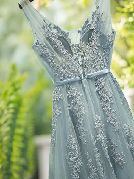 A-line Princess V-Neck...