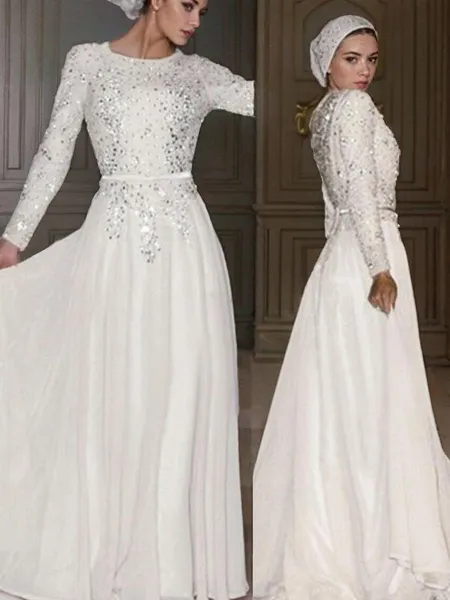 A-line Scoop Classic Long...