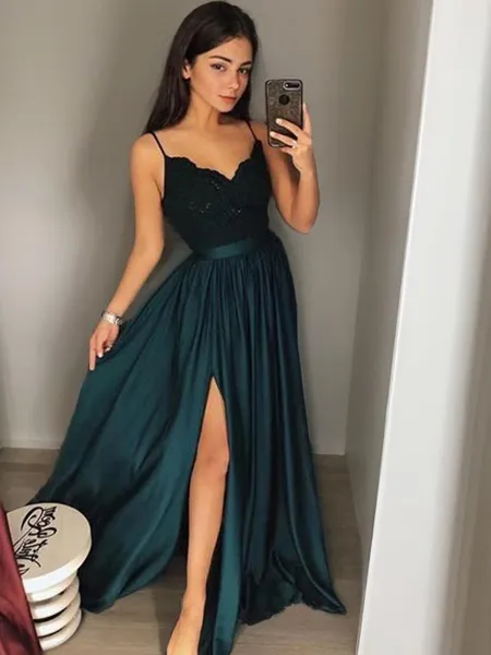 Flowing A-line Spaghetti...