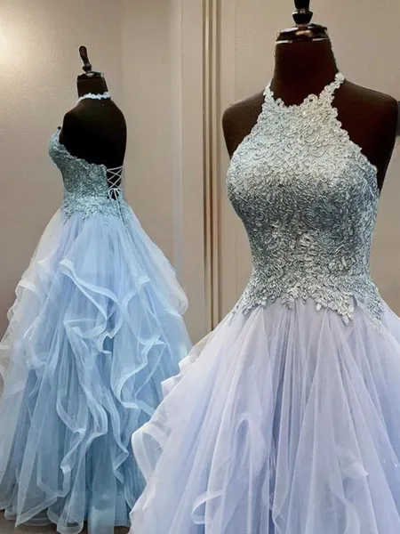 A-line Princess Halter...