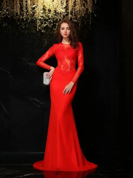 Sheath/Column Scoop Long...