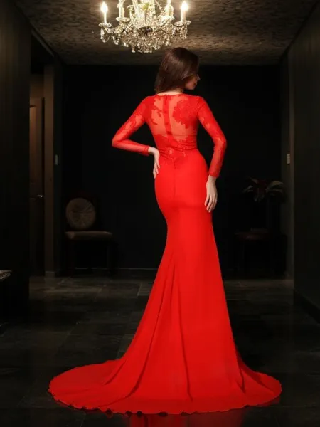 Sheath/Column Scoop Long...