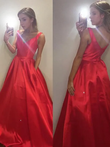 Timeless A-line V-Neck...