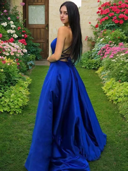 Beautiful A-line Spaghetti...