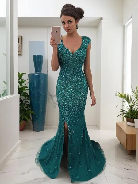 Graceful A-line Princess...