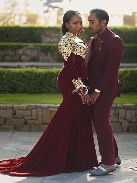 Trumpet/Mermaid High Neck...