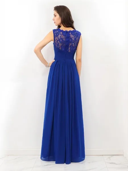 A-line Scoop Sleeveless...