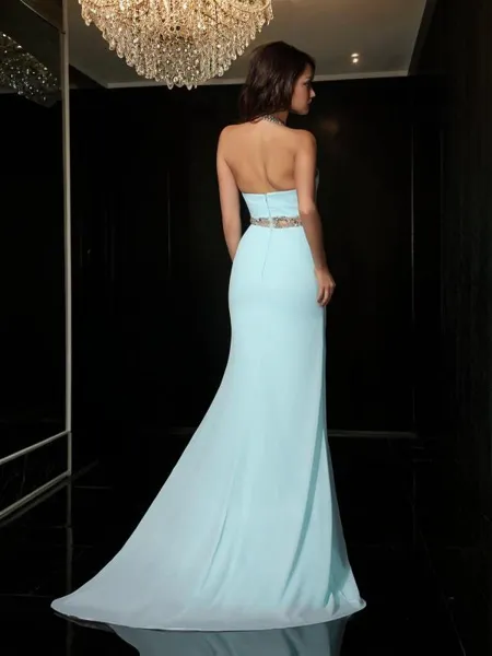 Sheath/Column High Neck...