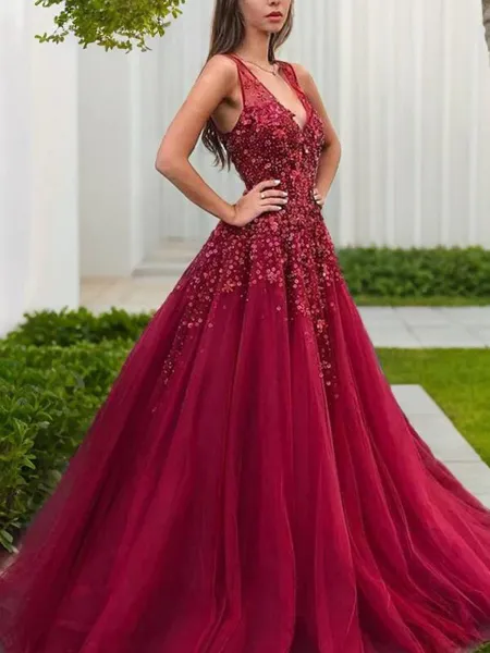 A-line Princess Feminine...