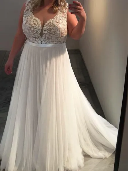 A-line Princess Straps...