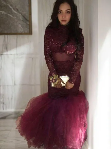 Trumpet/Mermaid Jewel Long...