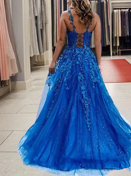 A-line Princess V-Neck...