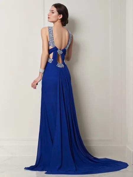 Sheath/Column High Neck...