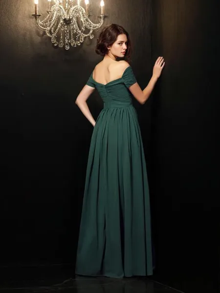 A-line Off-the-Shoulder...