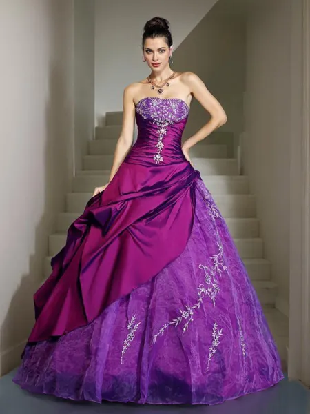 Ball-Gown Strapless...